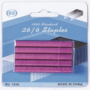 Super Sharp 26/6 Office Standard Blister Packing Staples